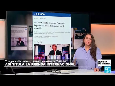 Contenido, el Trump de la Convención Republicana cambia de tono, pero no de contenido: 'O Globo'