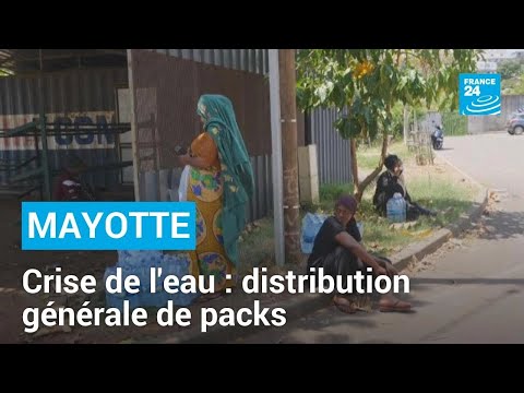 Crise de l’eau à Mayotte : distribution générale d'eau en bouteille pour toute la population