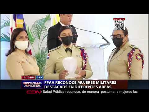 FFAA reconoce mujeres militares destacadas en diferentes áreas