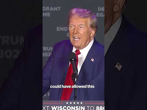 Trump savages Kamala Harris in fiery Wisconsin speech #shorts