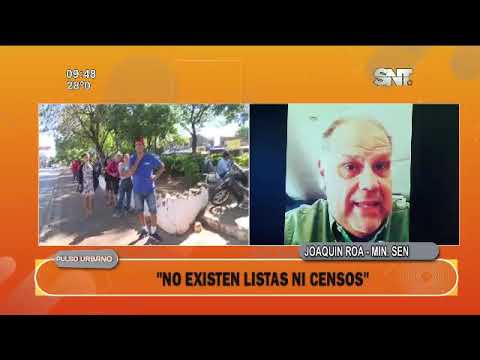 Joaquín Roa sobre kits de alimentos: No existen listas, ni censos