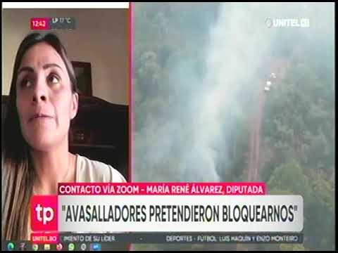 28092024 MARÍA RENE ÁLVAREZ SE ENCONTRÓ A COLONOS EN FLAGRANCIA EN BAJO PARAGUÁ UNITEL