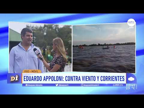 Eduardo Appoloni, el uruguayo que cruzó nadando el Río de la Plata