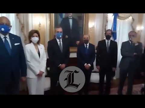 El reclamo de Danilo Medina a Marchena durante la visita de Abinader a Palacio Nacional