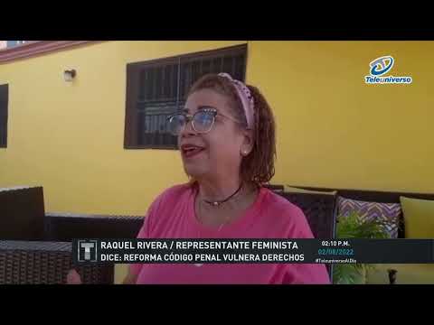 Representante feminista dice reforma Código Penal vulnera derechos