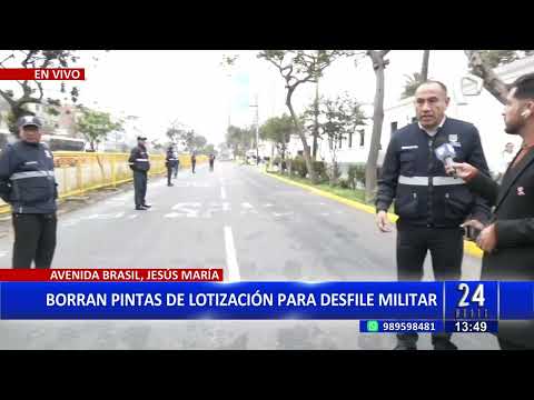 Incidencias antes de Fiestas Patrias: lotizan zonas de Av. Brasil para alquilar sillas en desfile