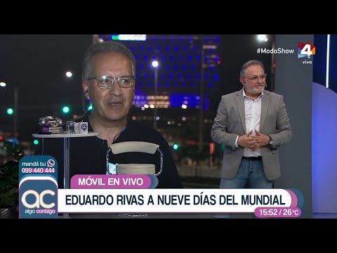Canal 4 es el primer medio en vivo desde Abu Dhabi para Uruguay: Hablamos con Eduardo Rivas