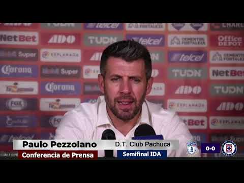 ? Paulo Pezzolano ? Pachuca Vs Cruz Azul ? Guardianes 2021 ? Conferencia de Prensa Semifinal IDA