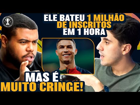 CRISTIANO RONALDO virou YOUTUBER