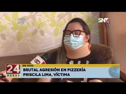 Brutal agresión a una mujer en una Pizzería
