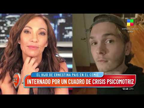 Ernestina Pais y su hijo Benicio, internados: preocupación por la salud de ambos