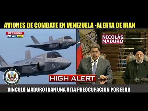 URGENTE! Despliegan aviones de combate sobre Venezuela por su vinculo con IRAN Panama confirma