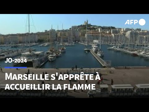 JO: le Vieux-Port de Marseille s'apprête à accueillir la flamme le 8 mai | AFP