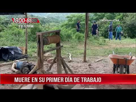 Minero muere asfixiado en el municipio de la Libertad, Chontales - Nicaragua