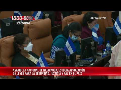 Nicaragua estudia aprobación de leyes para la seguridad, justicia y paz