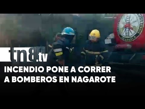 ¡Voraz Incendio! Intensas llamas consumen vivienda en Nagarote - Nicaragua