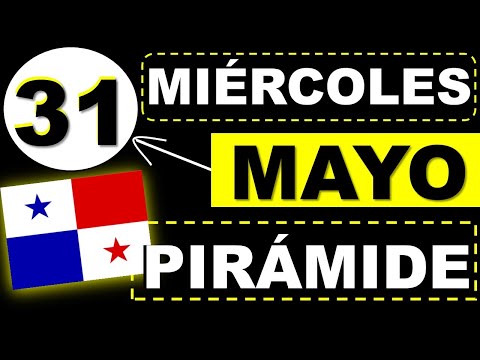 Pirámide de la Lotería de Panamá para Miércoles 31 Mayo 2023 Decenas Suerte Para Sorteo Miercolito