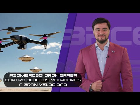 ¡Asombroso! Dron graba cuatro objetos voladores a gran velocidad