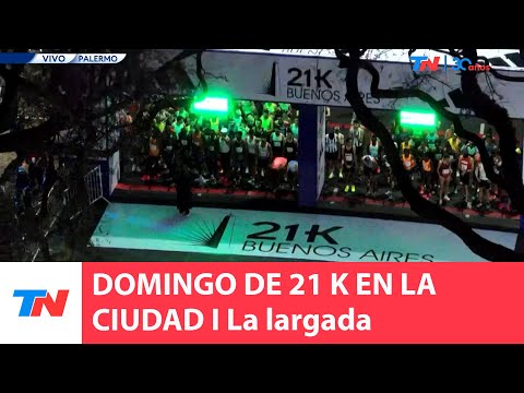 DOMINGO DE 21K EN LA CIUDAD I Así largaba la media maratón de Buenos Aires