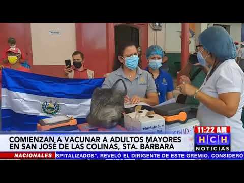 En Colinas, Santa Bárbara inició aplicación de vacunas donadas por #ElSalvador