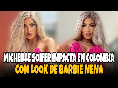 MICHEILLE SOIFER IMPACTA A TODO COLOMBIA CON SU LOOK DE BARBIE NENA - INCREÍBLE