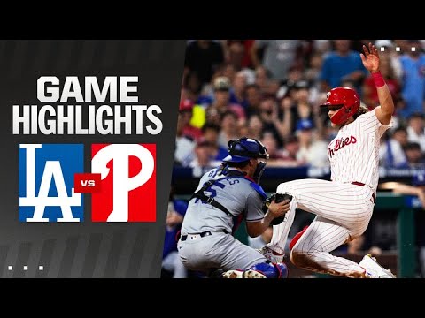 Dodgers vs. Phillies Game Highlights (7/10/24) | MLB Highlights