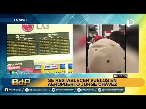 Aeropuerto Jorge Chávez: se reestablecen vuelos tras retrasos de 10 horas en algunos viajes