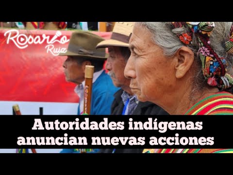 Autoridades Indígenas convocan a nuevas marchas para exigir la toma de posesión de Arévalo y Herrera