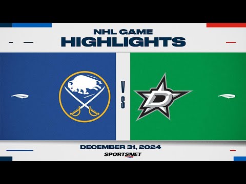 NHL Highlights | Sabres vs. Stars - December 31, 2024