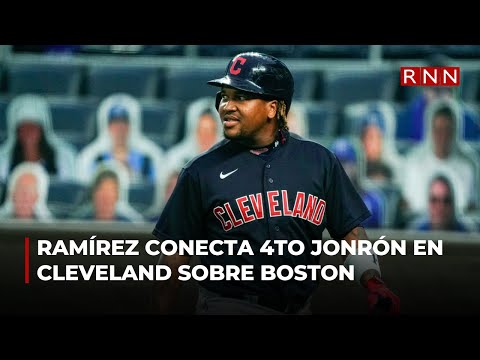 José Ramírez conecta 4to jonrón en victoria de Cleveland sobre Boston