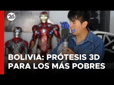 BOLIVIA | Crea prótesis 3D para las personas más pobres