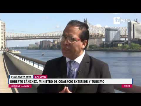 Ministro Sánchez desde la ONU: Estados Unidos reconoce el desempeño económico del Perú