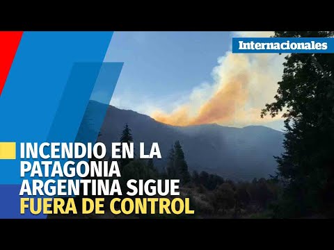 Después de dos semanas un incendio en la Patagonia argentina sigue fuera de control