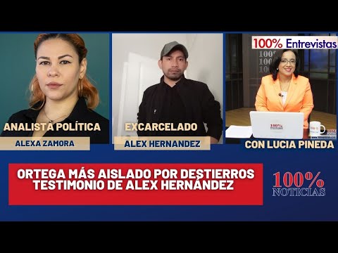 Daniel Ortega más aislado por destierro de 317 nicaragüenses/ Testimonio de Alex Hernández