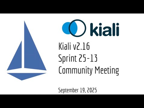 Thumbnail for Kiali sprint demo v2.16