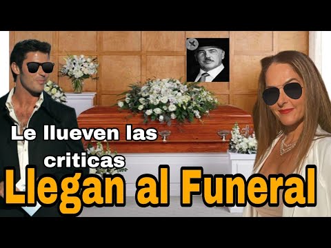 Hijos de Andrés García le dan el último adiós a su padre en el funeral en Acapulco y son criticados