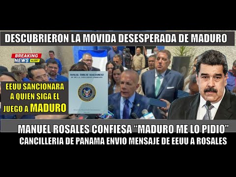 SE FORMO! Manuel Rosales se retracta Maduro me pidio ser sustituto de Maria Corina Panama confirma