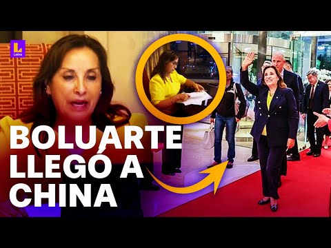 ¡Bienvenida a China! La presidenta Boluarte y su comitiva inician las actividades en China