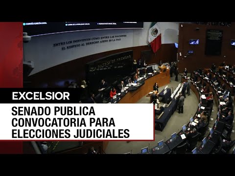 Senado mexicano aprueba convocatoria para elegir juzgadores