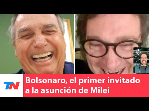 Bolsonaro, el primer invitado internacional confirmado para la asunción de Javier Milei