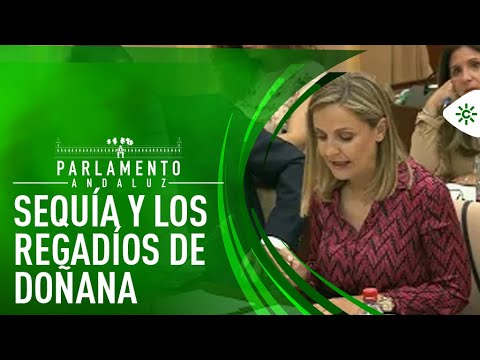 Parlamento andaluz | La sequía y los regadíos de Doñana