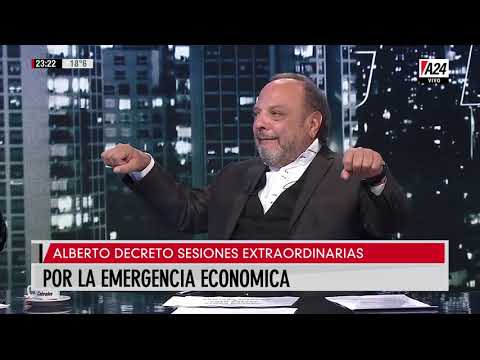 Alberto decretó sesiones extraordinarias por la emergencia económica
