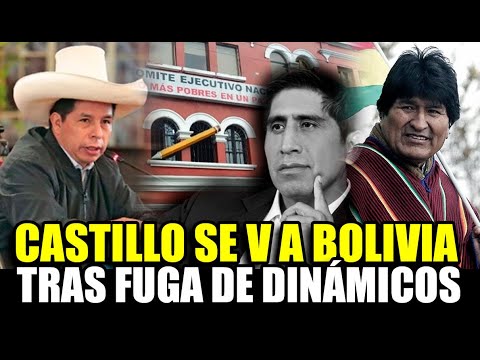 PEDRO CASTILLO PIDIÓ PERMISO PARA  IR A BOLIVIA TRAS ESCÁNDALO DE FUGA DE LOS DINÁMICOS A BOLIVIA