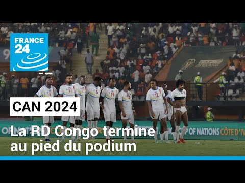 CAN 2024 : la RD Congo termine au pied du podium, barrée par l'Afrique du Sud • FRANCE 24