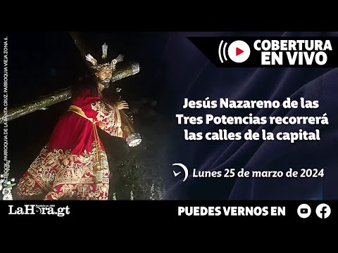 Retransmisión: Jesús Nazareno de las Tres Potencias recorrerá las calles de la capital