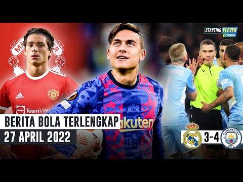 Sepak Bola⚽ DRAMA 7 Gol Man City vs Madrid 😱 Sinyal Dybala ke Barca 😱 MU Rekrut Darwin Nunez - Berita Bola