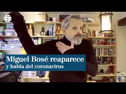 Miguel Bosé reaparece sin voz y con nuevo mensaje:El bicho existe y ha matado a mucha gente