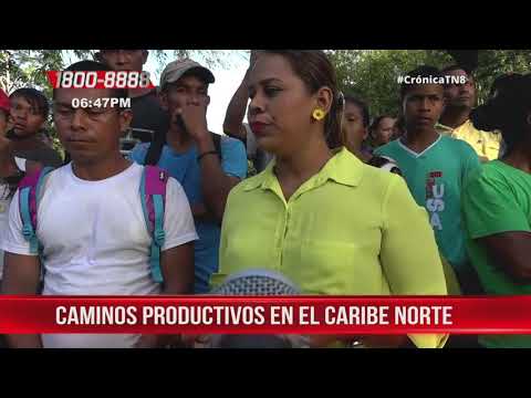 Inauguran más de 4 mil metros de caminos productivos en el Caribe Norte – Nicaragua