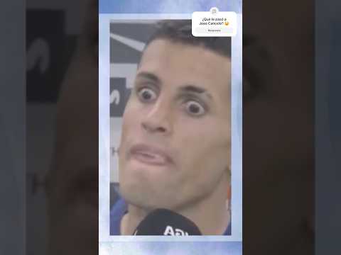 JOAO CANCELO hizo un GOL y puso esta CARA extraña | Mirada y gestos en #Barcelona #Futbol #Gol