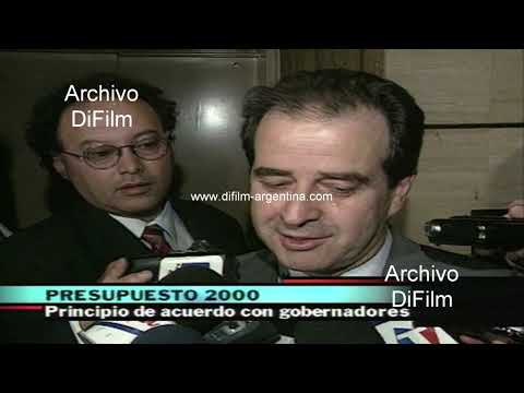 Presupuesto 2000 - Federico Storani - Jose Luis Machinea 1999